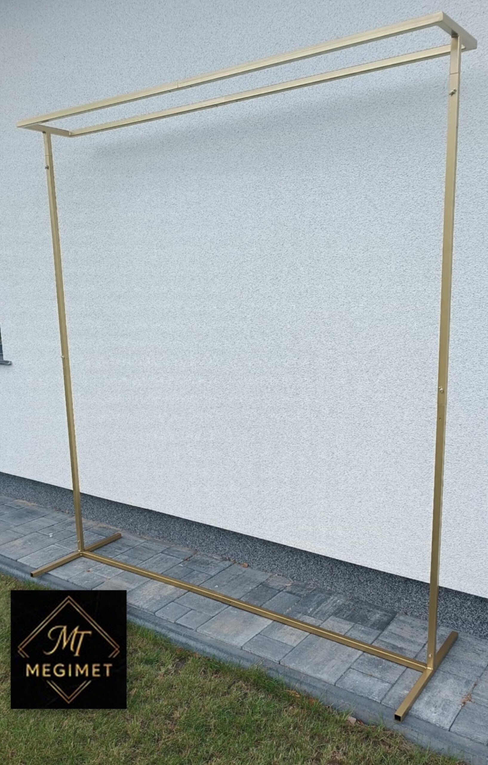 Stelaż regulowany na tkaninę, pokrowiec drapowany